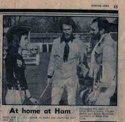 Ginger Baker at Ham Polo Clum