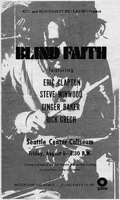 Blind Faith play Seattle Coliseum