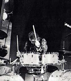 Ginger Baker on drums