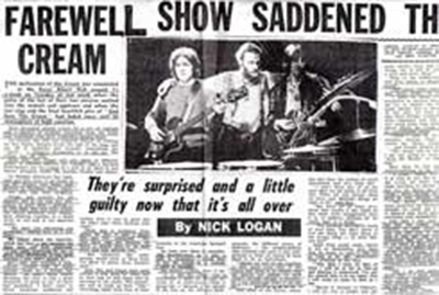 Farewell show saddened the Cream