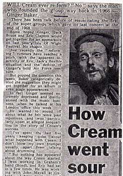 How Cream Went Sour
